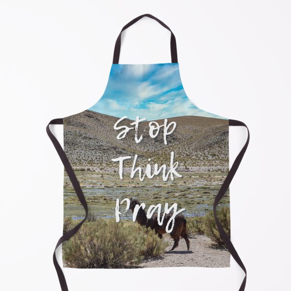 Item preview, Llama or Alpaca? | Stop, Think, & Pray designed and sold by AdoptKM.