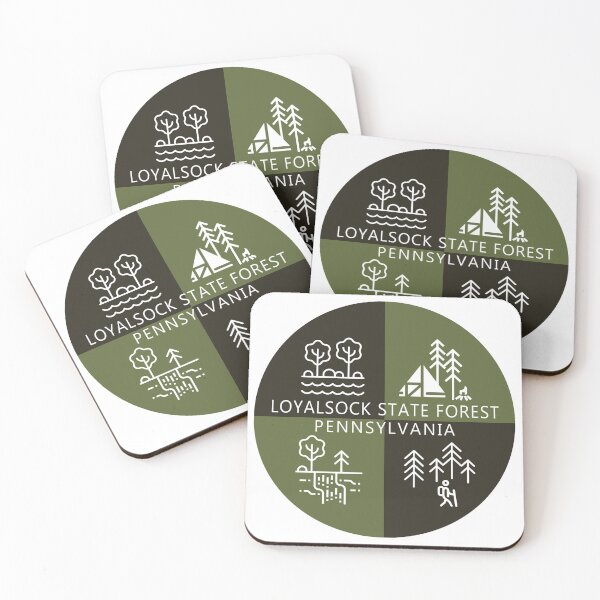 Item preview, Loyalsock State Forest Shield Logo designed and sold by VanyaKar.