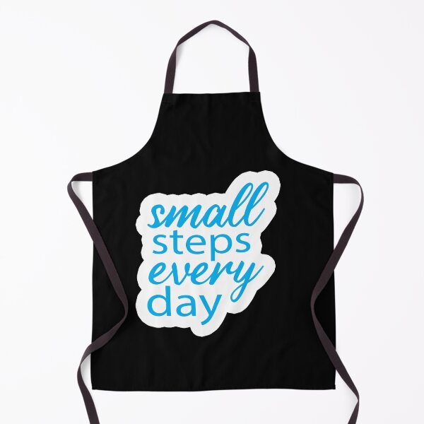Item preview, small steps every day, motivational quote design designed and sold by adjamine.