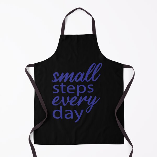 Item preview, small steps every day, motivational quote design designed and sold by adjamine.