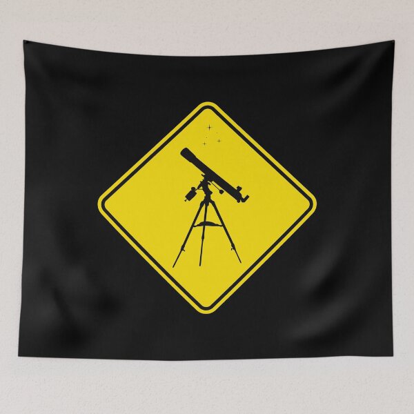 Item preview, Telescope Caution Sign designed and sold by LazyBuffalo.