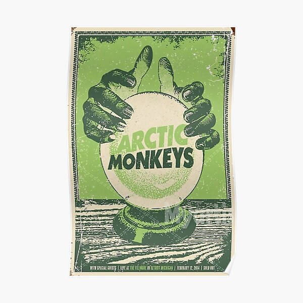 Green Hand Ball Poster
