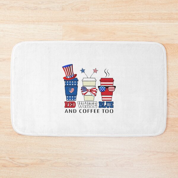 Item preview, RED WHITE BLUE AND COFFEE TOO designed and sold by Gerardo72.