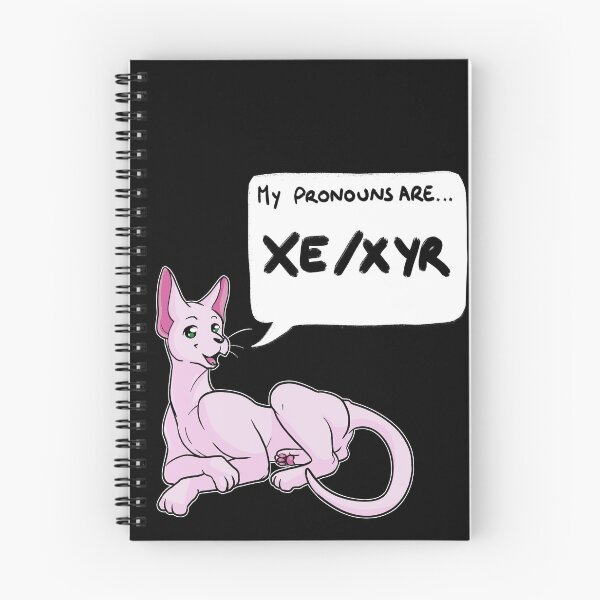 Item preview, Pronoun Cat - Xe/Xyr designed and sold by Cat Herd.