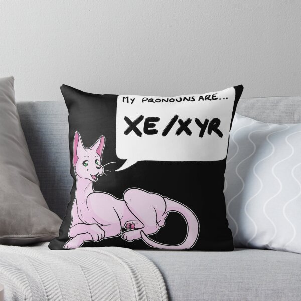 Item preview, Pronoun Cat - Xe/Xyr designed and sold by Cat Herd.