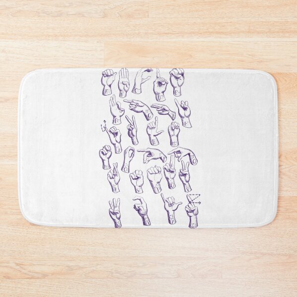 Item preview, Signlaguage alphabet with brail designed and sold by ADrawerInPurple.