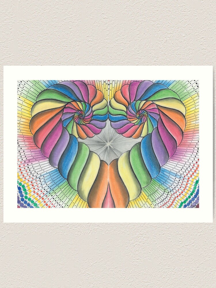 Love Spiral - Art Print