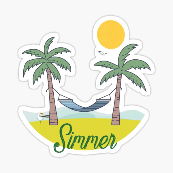 Simmer Sticker