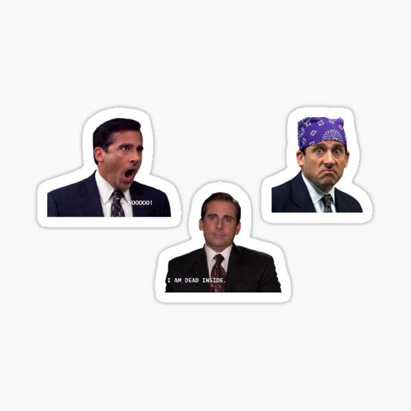 The Office Michael Scott Memes Sticker Pack Sticker For Sale By Lizardqueen Redbubble