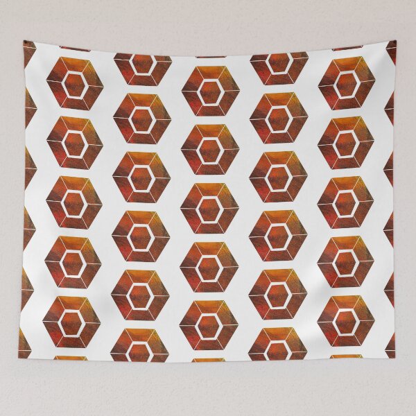 Item preview, Pour Gem Abstract Sticker (Orange) designed and sold by SoLittleSteph.