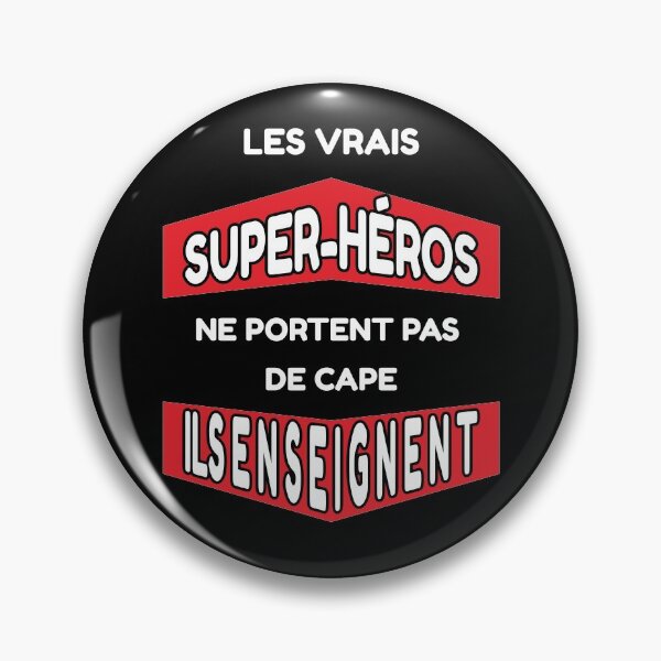 Item preview, les vrais super-héros ne portent pas de cape, ils enseignent - Cadeau drôle pour les professeurs et les enseignants designed and sold by thegiftedadult.