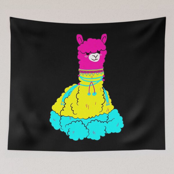 Item preview, Subtle Pansexual Llama. Pansexual llama. Pansexual alpaca designed and sold by tiredandbored.