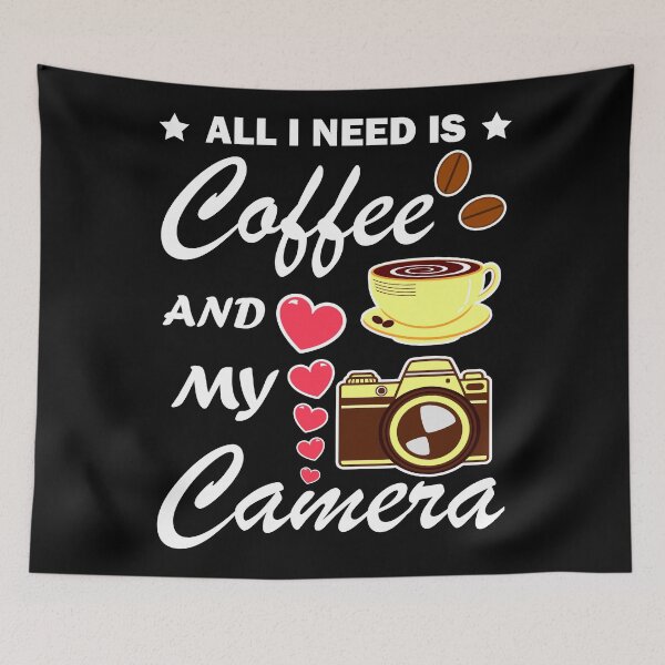 Item preview, Photography And Coffee Funny Quote designed and sold by vineeth.