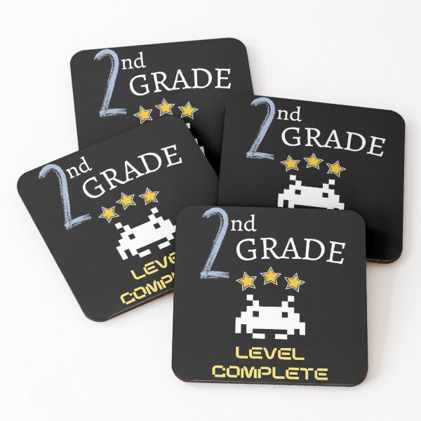 Item preview, Second Grade Level Complete New High Score - 2nd Grade Level Cleared designed and sold by For the love of Pixels.