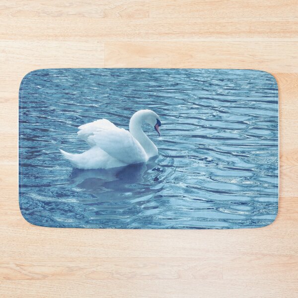 Item preview, Swan in the Blue Lake Ripple designed and sold by seemune.