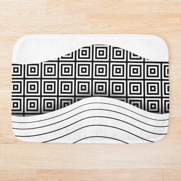 Item preview, Black and white pattern designed and sold by BathHeaven.