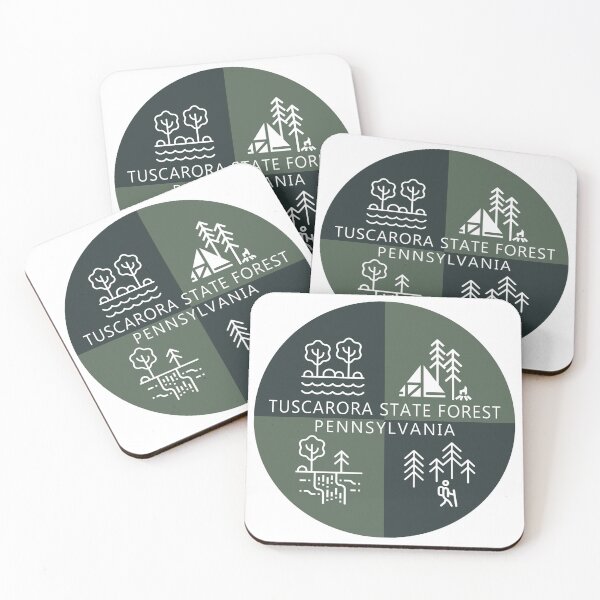 Item preview, Tuscarora State Forest Shield Logo designed and sold by VanyaKar.
