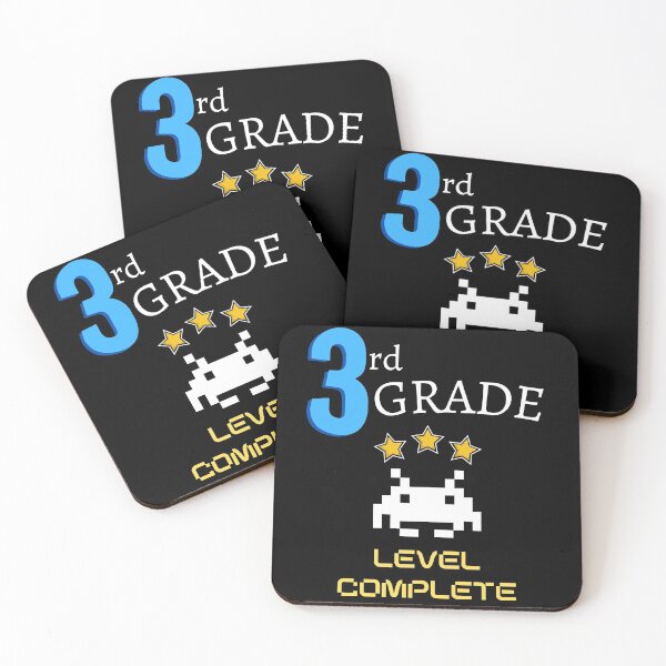 Item preview, Third Grade Level Complete New High Score - 3rd Grade Level Cleared designed and sold by For the love of Pixels.
