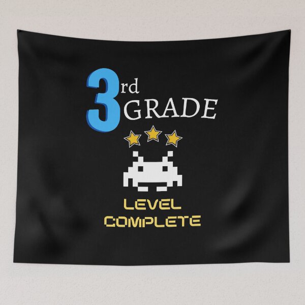 Item preview, Third Grade Level Complete New High Score - 3rd Grade Level Cleared designed and sold by For the love of Pixels.