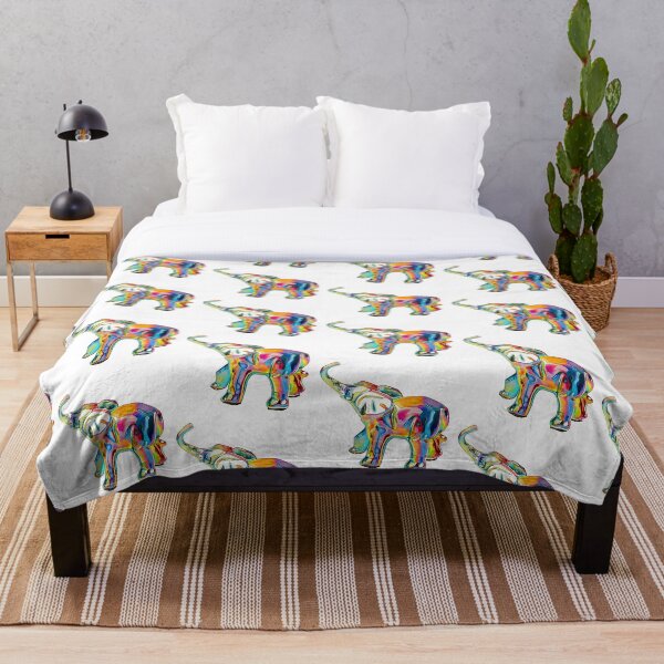 Item preview, Repeat Rainbow Elephant  designed and sold by Katrina Reynolds.