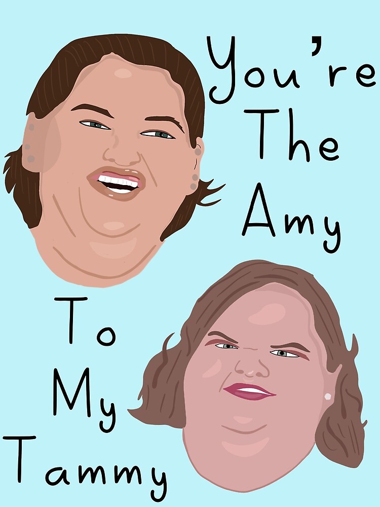 1000 Lb Sisters Magnet // Amy and Tammy Slaton Illustrated Art