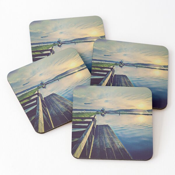 Item preview, Clachnaharry Sunset - Caledonian Canal  designed and sold by fandango-design.