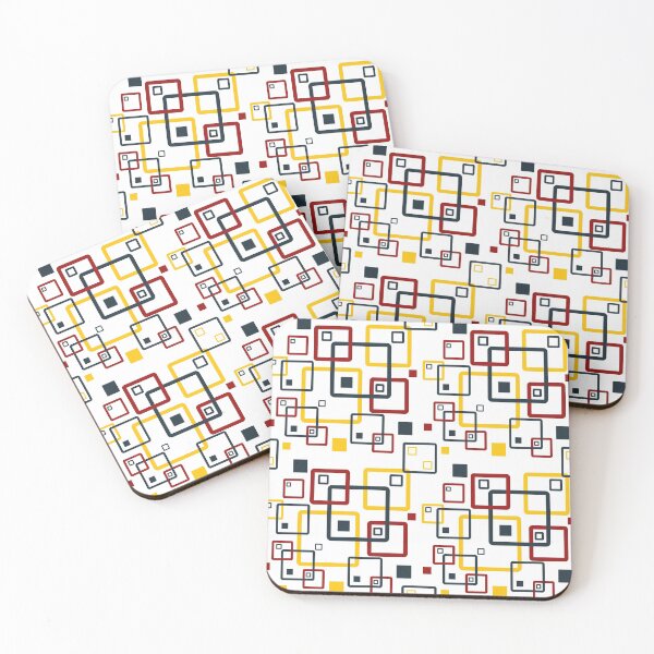 Item preview, Abstract Green Yellow Red Squares designed and sold by MyPrintCharming.