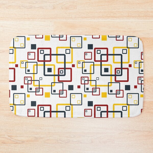 Item preview, Abstract Green Yellow Red Squares designed and sold by MyPrintCharming.