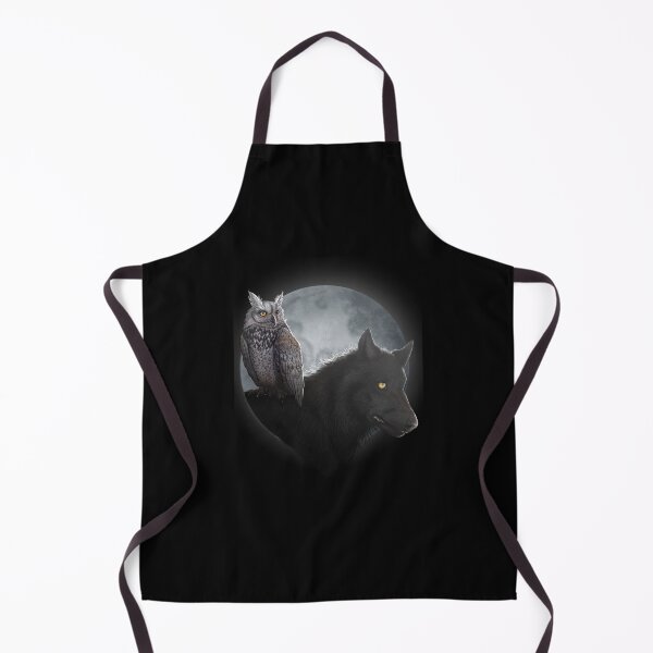 Item preview, Wolf and owl fullmoon designed and sold by Erica Creutz.