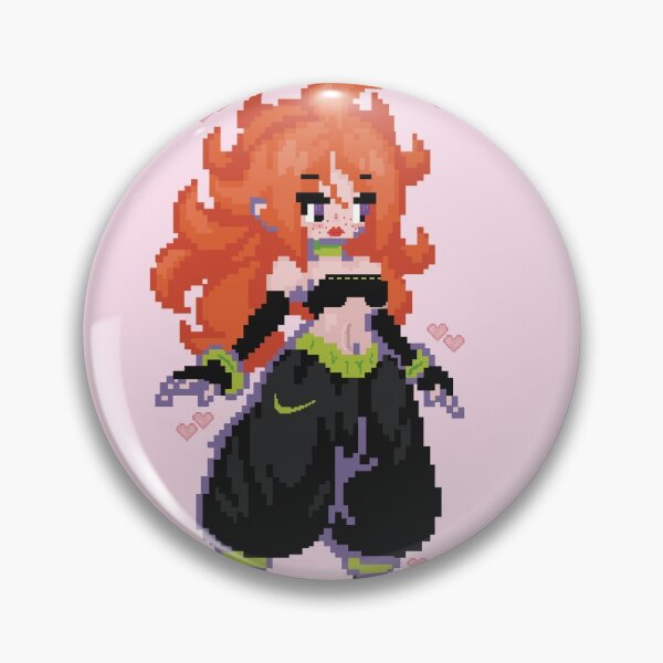 Item preview, GINGER PIXEL GIRL designed and sold by Ginger  Illustrations.