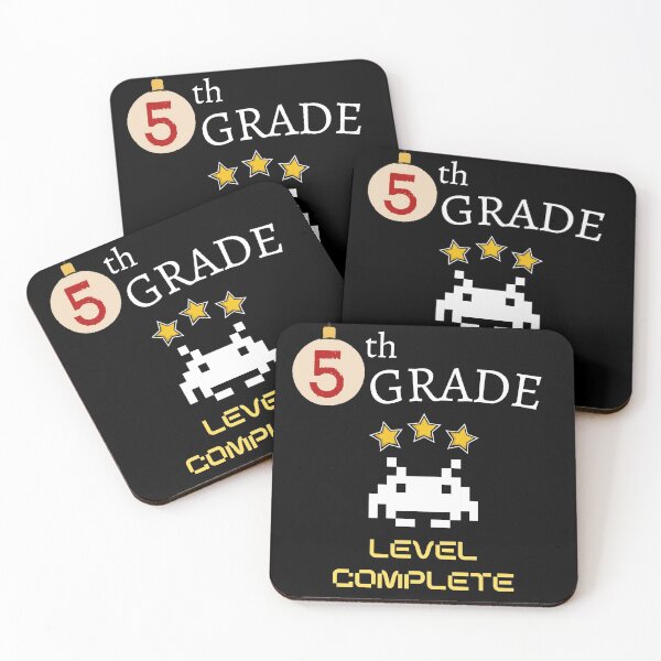 Item preview, Fifth Grade Level Complete New High Score - 5th Grade Level Cleared designed and sold by For the love of Pixels.