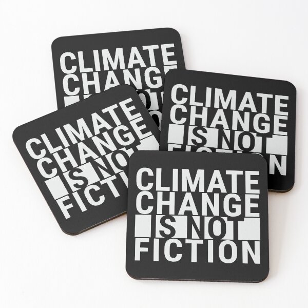 Item preview, Climate Change Is Not Fiction - White Text - Climate Change designed and sold by DrawingBoard.