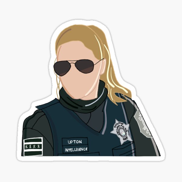 Vista previa del artículo con la obra «Hailey Upton», diseñado y vendido por ocrstickies.