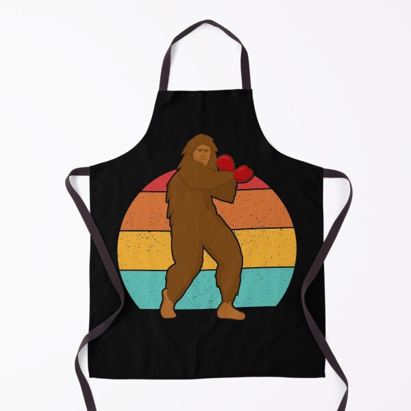 Item preview, Bigfoot Boxing Retro Sunset designed and sold by tpixx.