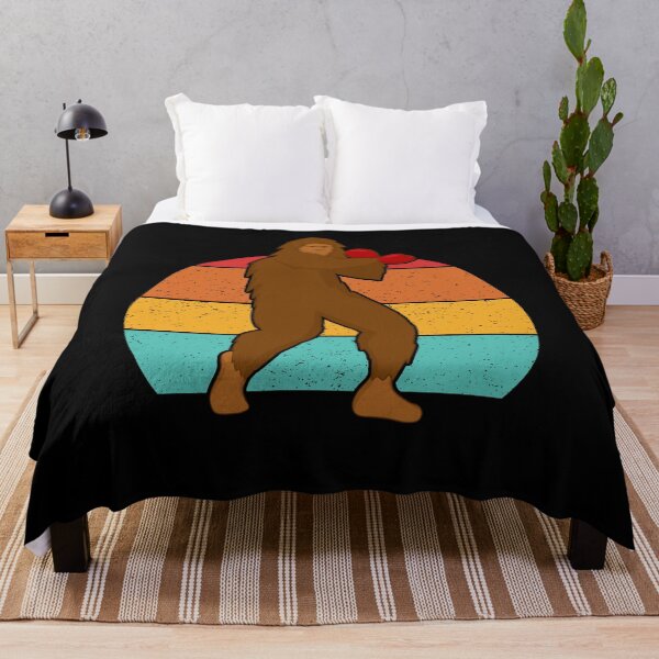 Item preview, Bigfoot Boxing Retro Sunset designed and sold by tpixx.