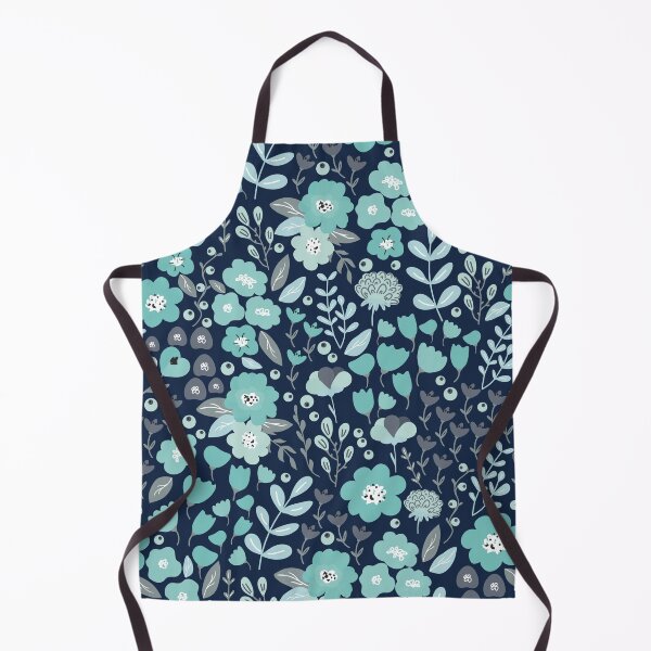 Artikelvorschau, Ditsy Florals, Navy and Teal entworfen und verkauft von meggydesigns.