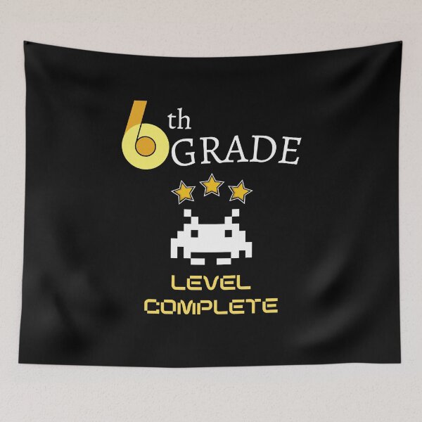Item preview, Sixth Grade Level Complete New High Score - 6th Grade Level Cleared designed and sold by For the love of Pixels.