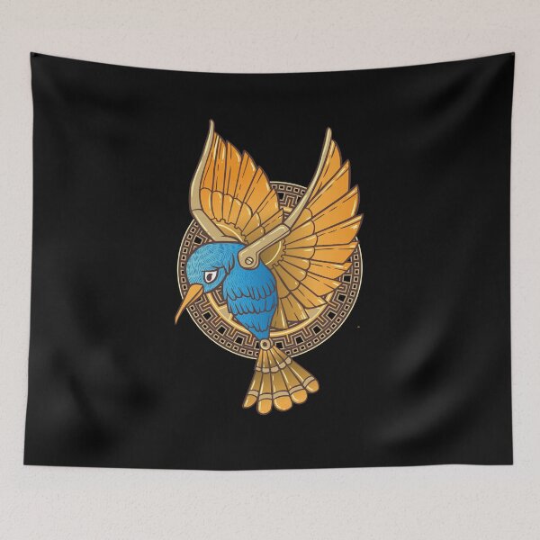 Item preview, Steampunk bird mechanical blue kingfisher designed and sold by FalkDania.