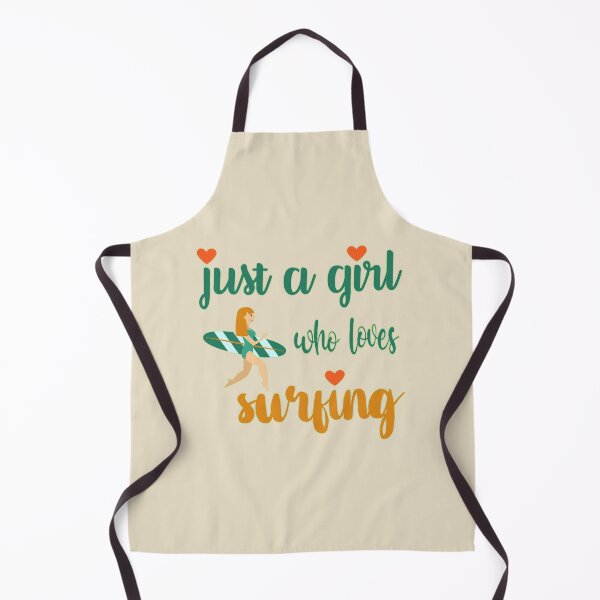 Item preview, Just a girl who loves surfing designed and sold by CutieBlue.