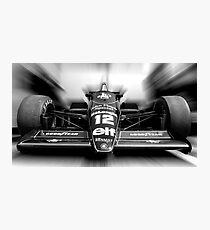 Ayrton Senna (Black & White) Photographic Print