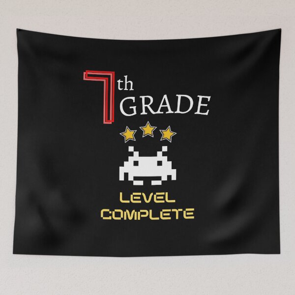 Item preview, Seventh Grade Level Complete New High Score - 7th Grade Level Cleared designed and sold by For the love of Pixels.