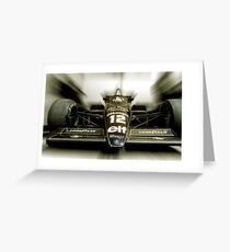 Ayrton Senna Greeting Card
