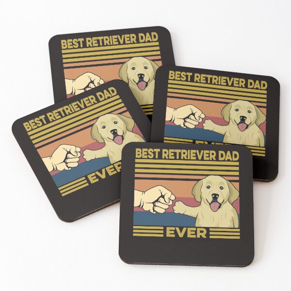 Item preview, Best Golden Retriever Dad Ever Vintage Fathers Day designed and sold by BiancaMoss51.