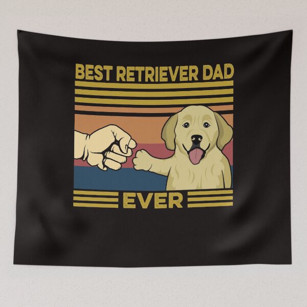 Item preview, Best Golden Retriever Dad Ever Vintage Fathers Day designed and sold by BiancaMoss51.