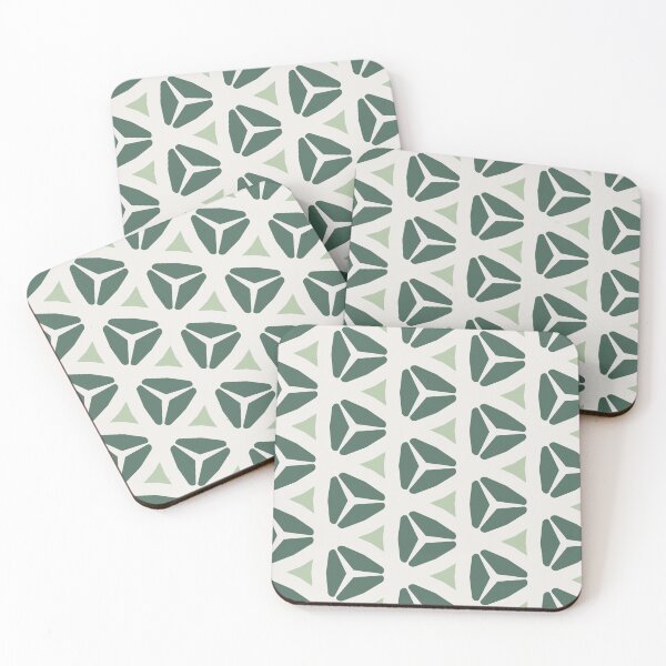 Item preview, Triangular Flowers Pattern Artwork 01 Color 02 designed and sold by Stefanie Boike.
