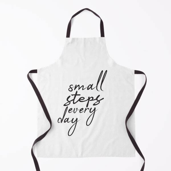Item preview, small steps every day, motivational quote design designed and sold by adjamine.