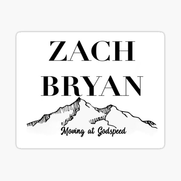 Zach Bryan Stickers | Redbubble