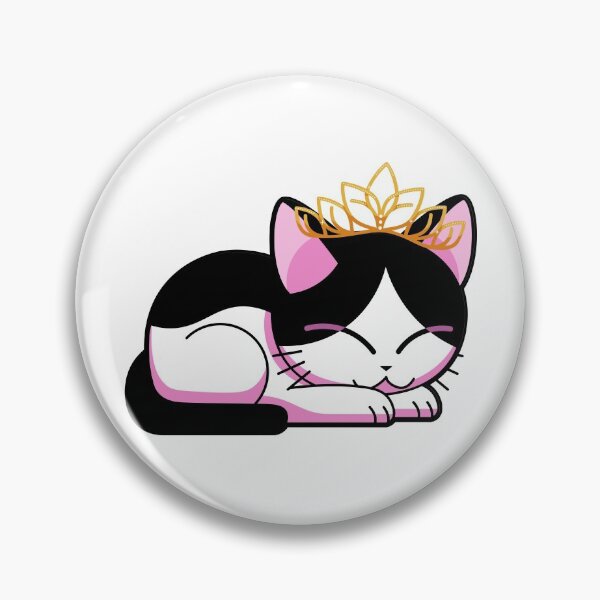 Item preview, Sleeping Cat In A Crown. Cat Queen. Cat King. - for Cat Lovers designed and sold by CaitU.