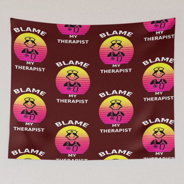 Item preview, Blame my therapist designed and sold by shirtsdesignpk.