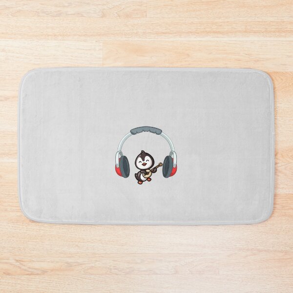 Item preview, Penguine print with music love designed and sold by Anamika Mehta.